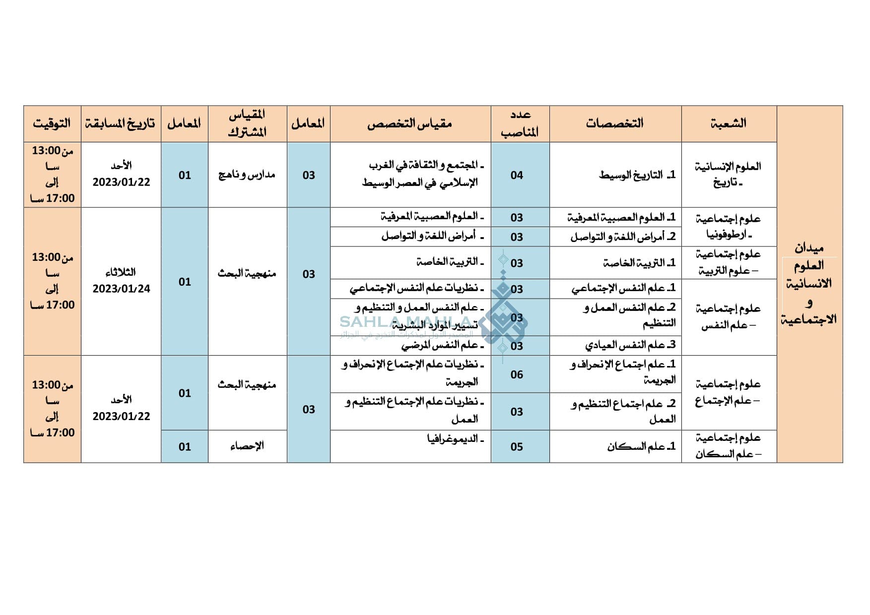 3-تواريخ-و-مواقيت-إجراء-مسابقات-الدكتوراه-2022-2023