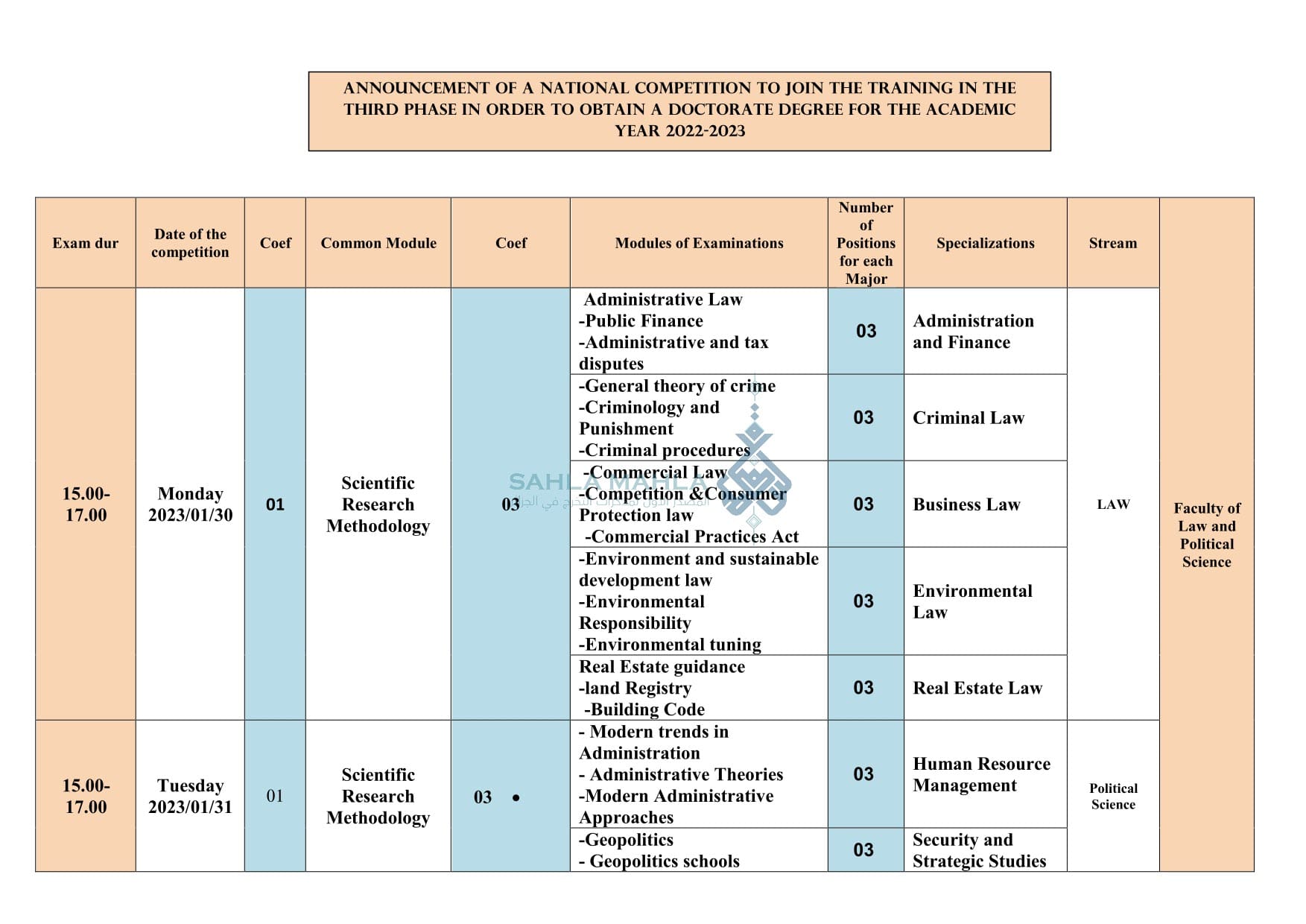 6-تواريخ-و-مواقيت-إجراء-مسابقات-الدكتوراه-2022-2023